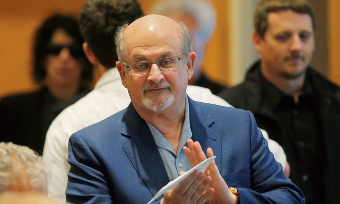 Haunting silence on Rushdie