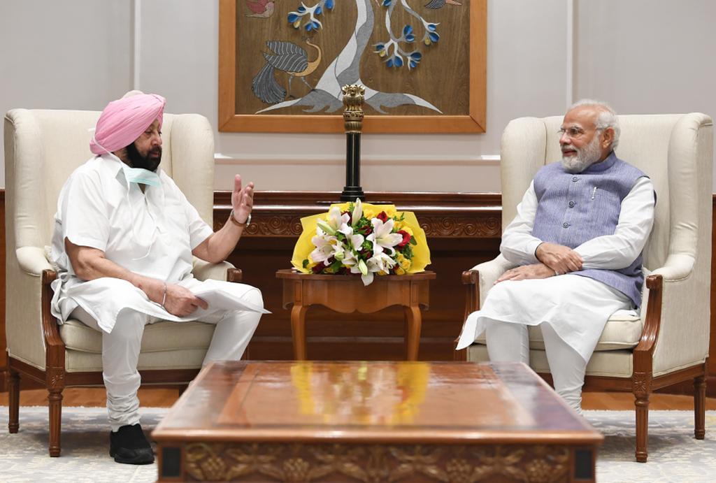 Capt Amarinder Singh meets PM Modi; discusses Punjab issues