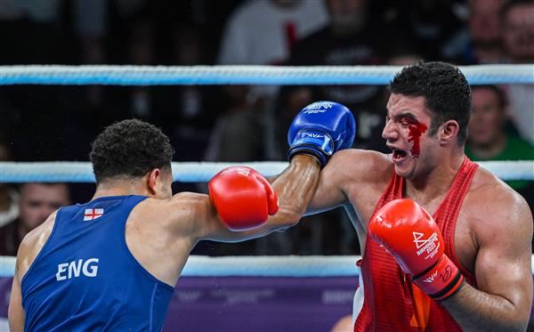 Bloodied Indian boxer Sagar Ahlawat  takes home silver