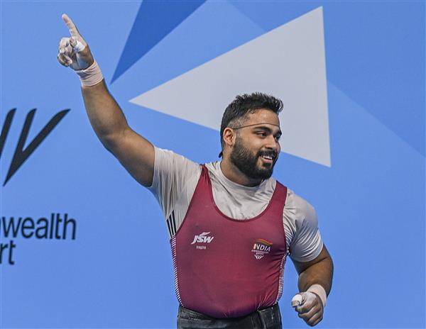 Weightlifter Vikas Thakur pays tribute to Sidhu Moosewala, does 'thigh-five' celebration post winning silver at CWG 2022
