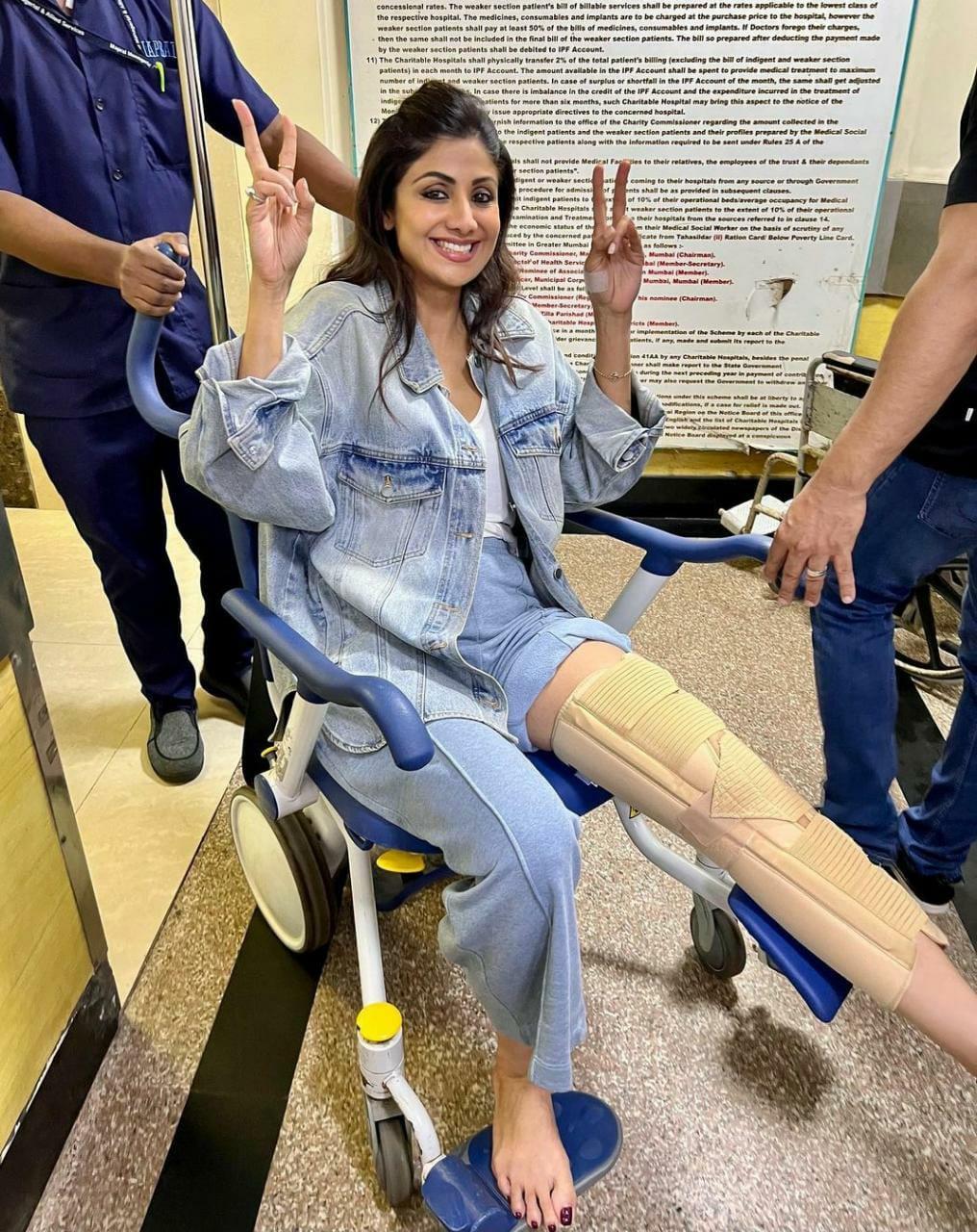 Shilpa Shetty breaks leg on set of ‘Indian Police Force’, says will be back ‘stronger’