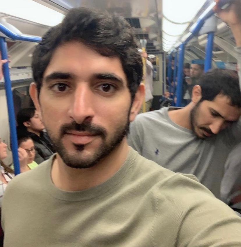 Dubai Crown Prince on holiday in London, goes unnoticed while travelling in crowded metro