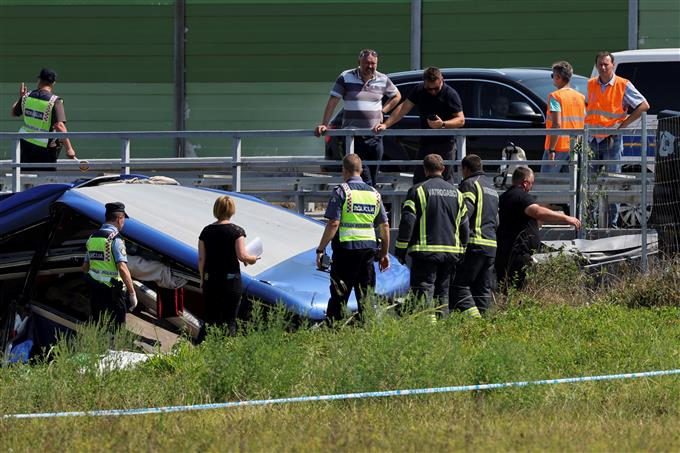 Bus crash on highway in Croatia kills at least 12 people