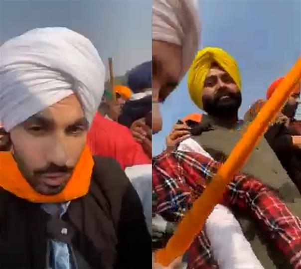 AAP minister Laljit Singh Bhullar seen with Deep Sidhu in R-Day violence clip