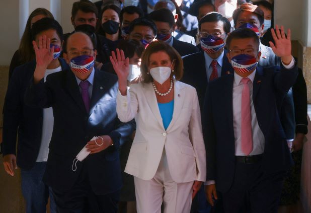 Nancy Pelosi addresses Taiwan parliament in visit condemned by China