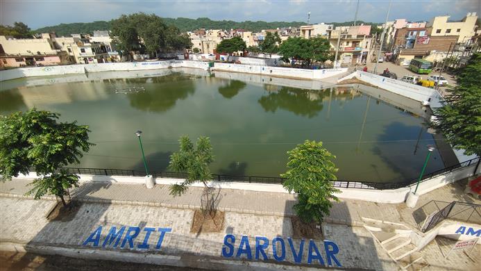 Chandigarh’s first ‘Amrit Sarovar’ unveiled at Kaimbwala