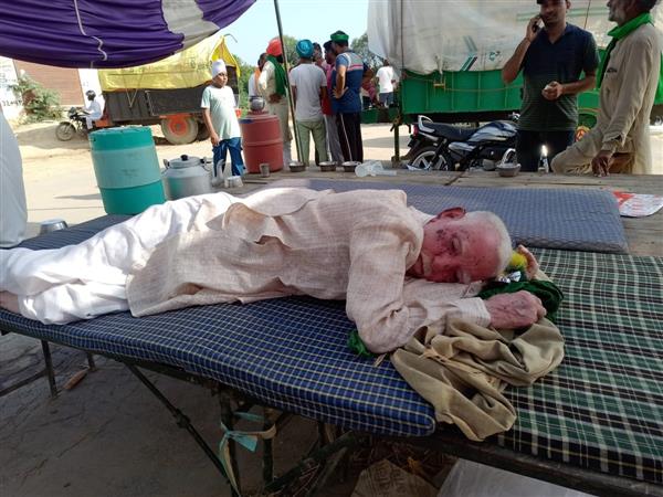 Condition of fasting Abohar farmer at 'pucca morcha' worsens