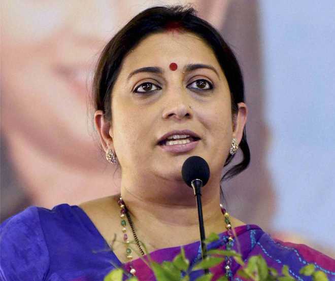 Probe against Amethi official for 'not recognising' Smriti Irani on phone