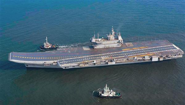 Home-made warrior: Vikrant, India's first indigenous aircraft carrier