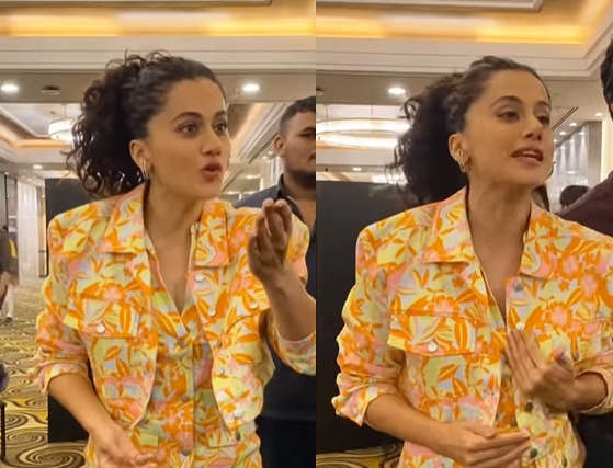 Taapsee Pannu gets into heated argument with paparazzi: 'You talk to me respectfully and I'll do the same'; video inside