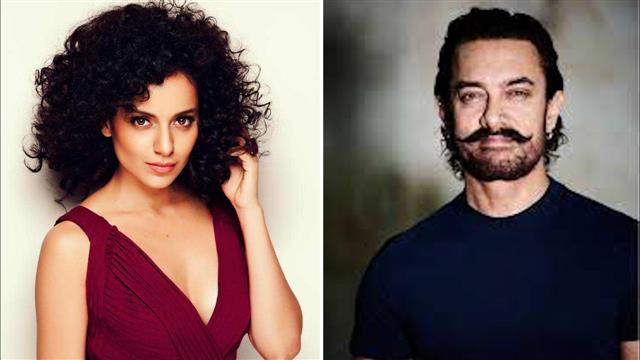 Kangana Ranaut’s latest target is 'mastermind' Aamir Khan, claims the actor himself is behind 'Laal Singh Chaddha' boycott