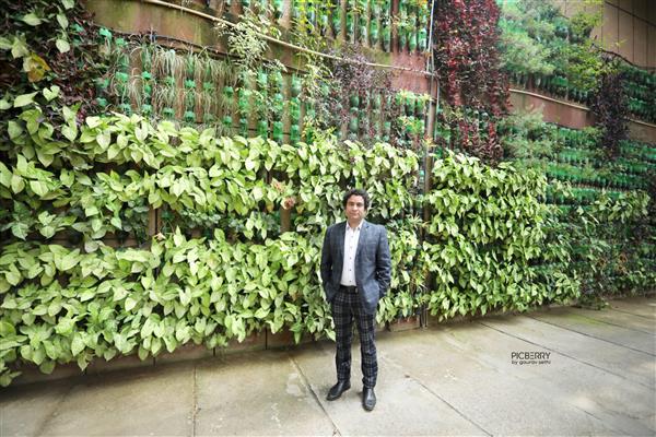 Income Tax officer from Punjab on a green mission; grows urban forests, vertical gardens