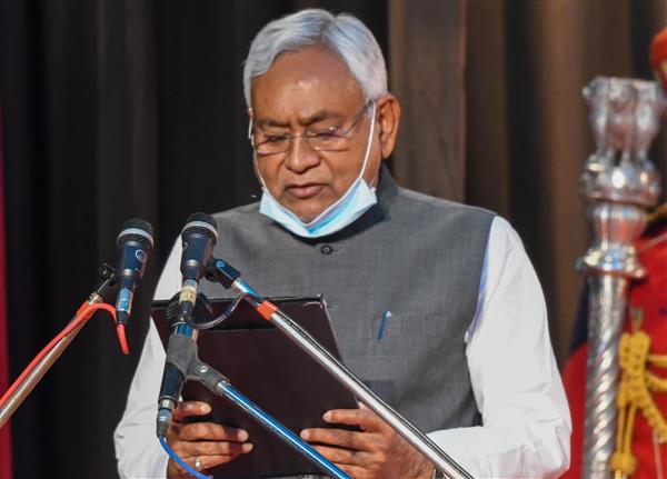 Nitish Kumar takes oath as Bihar CM for eighth time