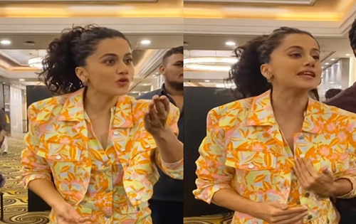 Taapsee Pannu gets into heated argument with paparazzi: You talk to me respectfully and I’ll do the same’