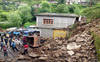Landslide blocks road in Rohru, heavy rain lashes Kangra, Mandi