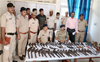 1 held for making illegal weapons