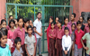Faridabad school students protest as lone teacher transferred
