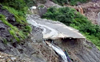Bhattiyat roads damaged due to heavy landslides