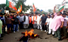 Una BJP protests VC’s ‘insult’ by Punjab Health Minister