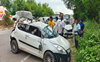 5 hurt as cars collide head-on in Zirakpur