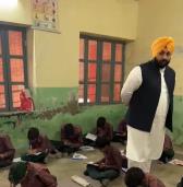 Punjab Education Minister Harjot Singh Bains visits school in Kharar village