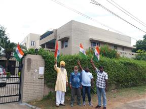 Indian flag displayed at Khalistani leader Gurpatwant Pannu’s house in Chandigarh
