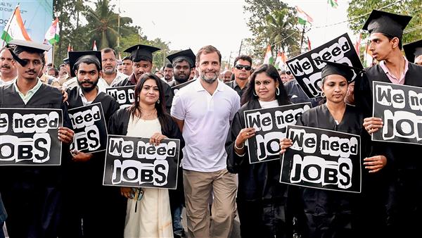 8 cheetahs have come, why didn't 16 crore jobs come in 8 years: Rahul's dig at PM
