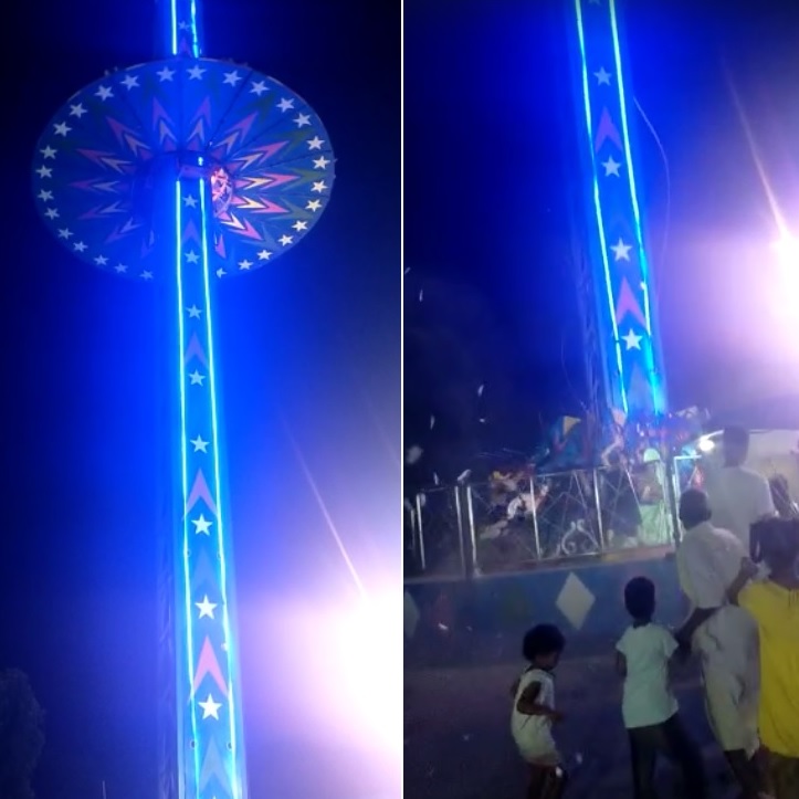 Children, women among 10 injured as giant wheel joyride crashes to ground at Mohali fair