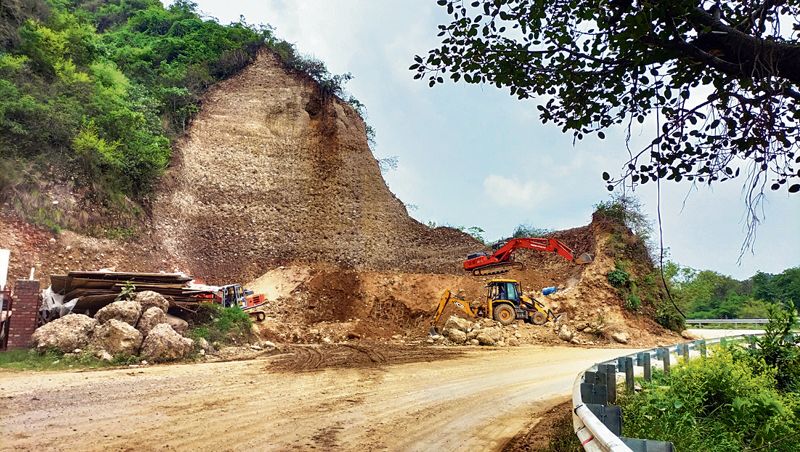 Hills cut illegally in Kangra, Himachal Pradesh Chief Secretary RD Dhiman seeks report