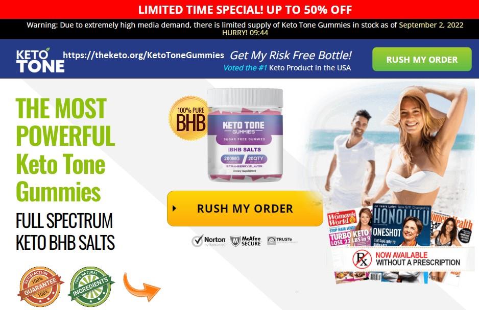[EXPOSED] Keto Tone Gummies Reviews “Shark Tank” Scam Alert Read Clinical Warnings First!