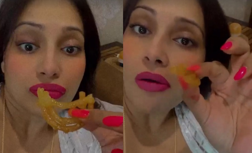 Pregnant Bipasha Basu has sugar cravings, enjoys jalebi in adorable video