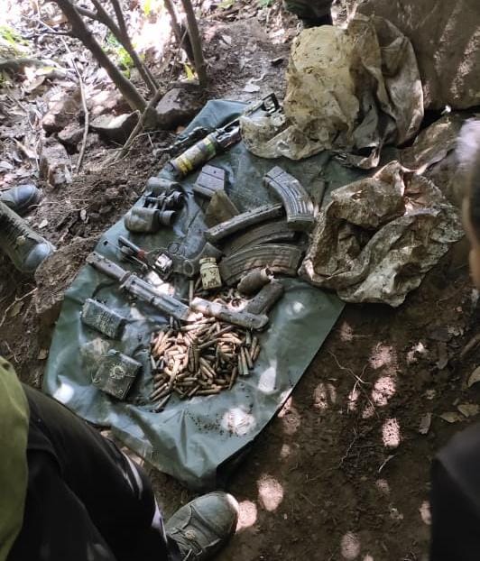 Arms, ammo seized from terror hideout in Ramban