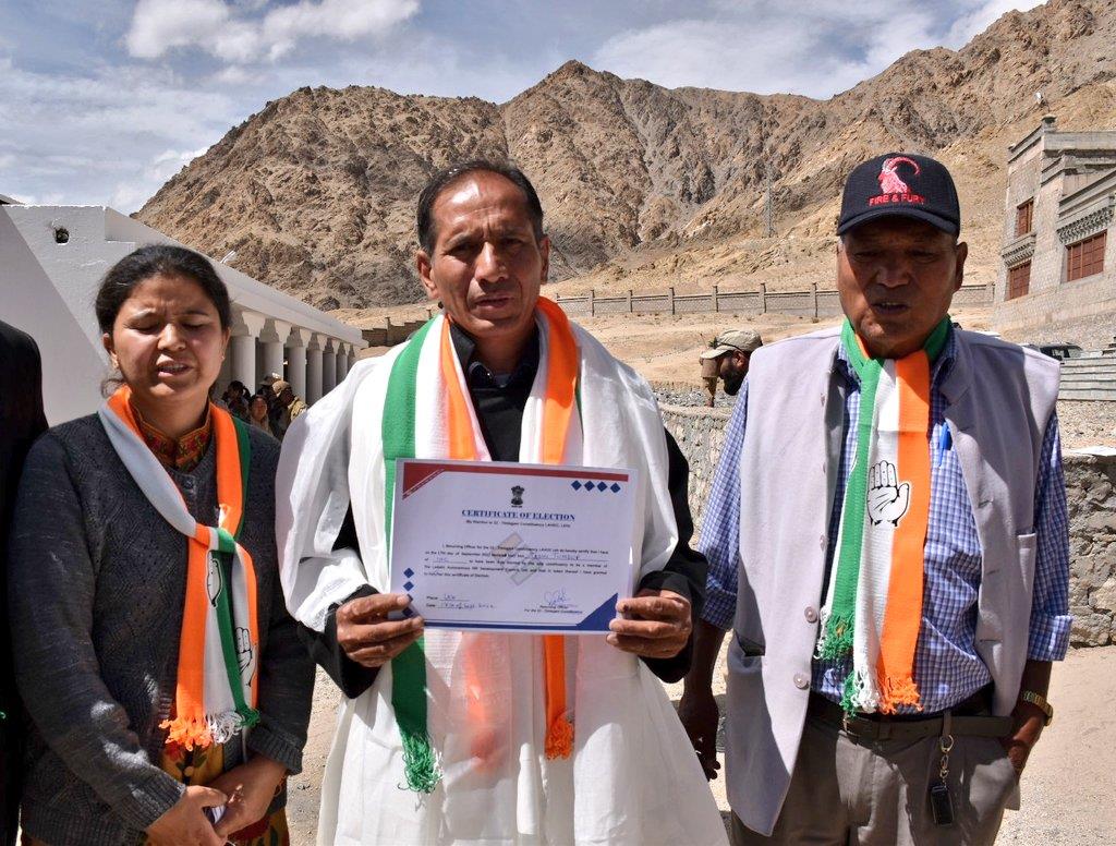 Congress wins Ladakh council by-poll