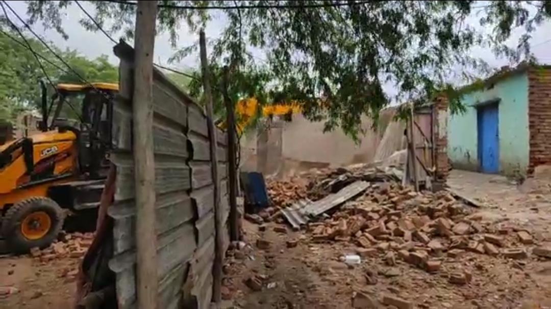 Administration demolishes property of 'gangster' in Faridabad