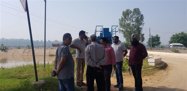 Ludhiana: World Bank officials inspect canal water supply project site at Bilga village