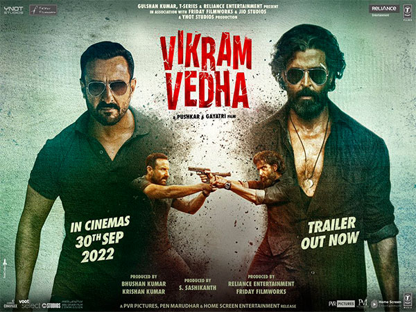 Vikram Vedha trailer: In this Hrithik Roshan vs Saif Ali Khan action-thriller, nothing is good or bad, it's all grey