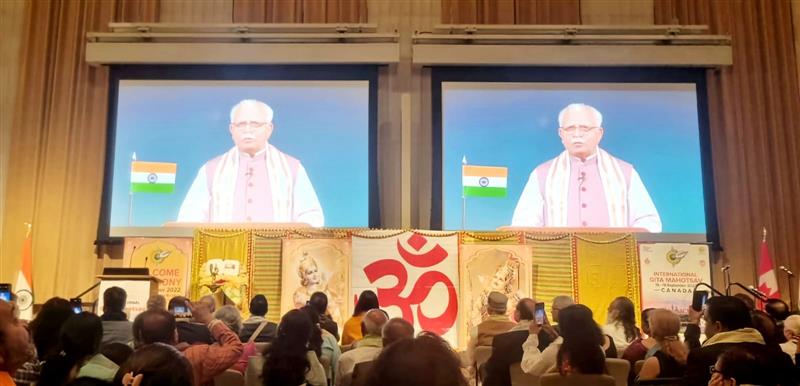 Bhagavad Gita festival takes off in Canadian Parliament