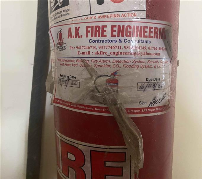 Threat looms at Patiala's Govt Rajindra Hospital as most fire extinguishers defunct