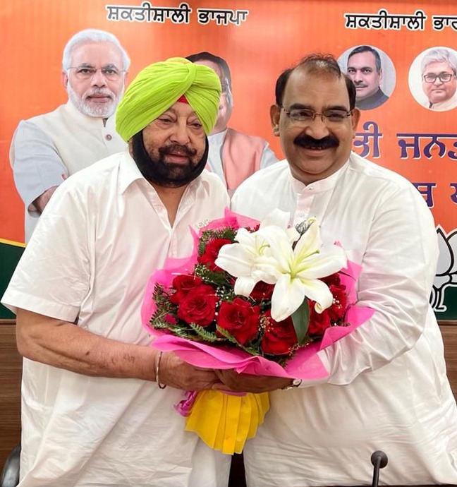 Have mission to accomplish after joining BJP: Amarinder Singh