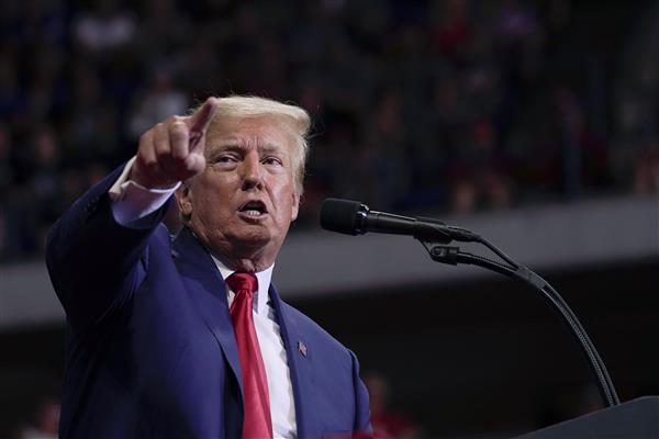 Trump calls Biden ‘enemy of the state’ during 1st rally since Mar-a-Lago search