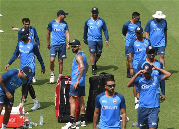 India-Australia T20 Tie: Indian squad fine-tunes skills in the nets at PCA