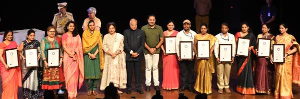 State Awards: Punjab Governor Banwarilal Purohit felicitates educators