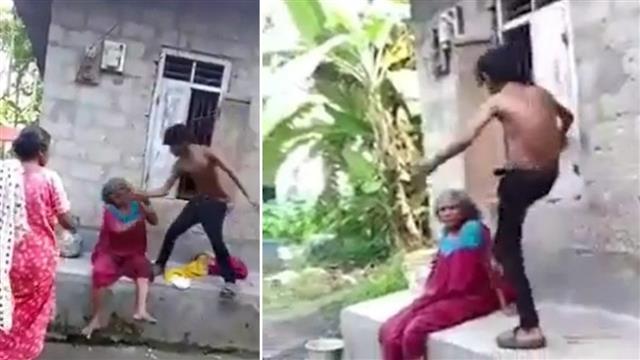 Watch: Kerala boy slaps, kicks mother for not giving him money 'to buy drugs', slams windows in fit of rage