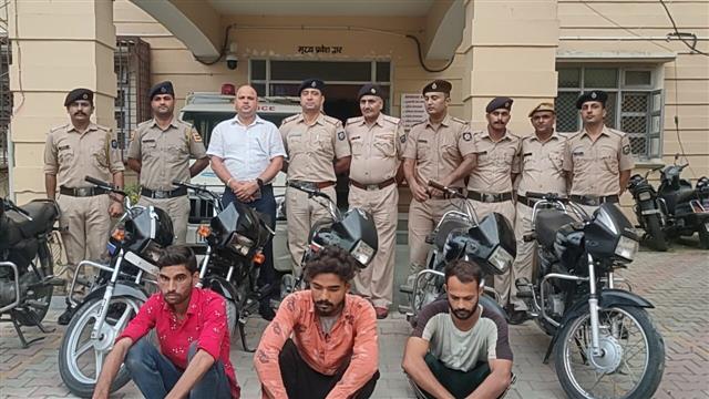 20 bikes recovered, three arrested