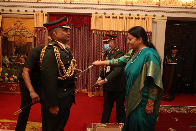 Nepal’s President confers honorary title to Indian Army chief Gen Manoj Pande