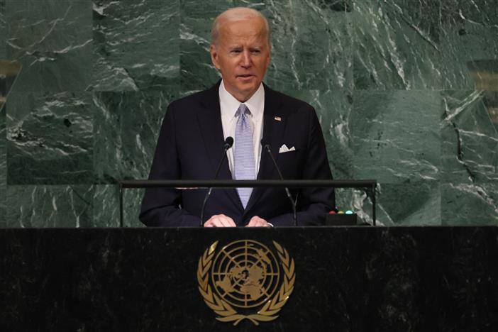 Russia ‘shamelessly violated’ UN charter in Ukraine: Joe Biden