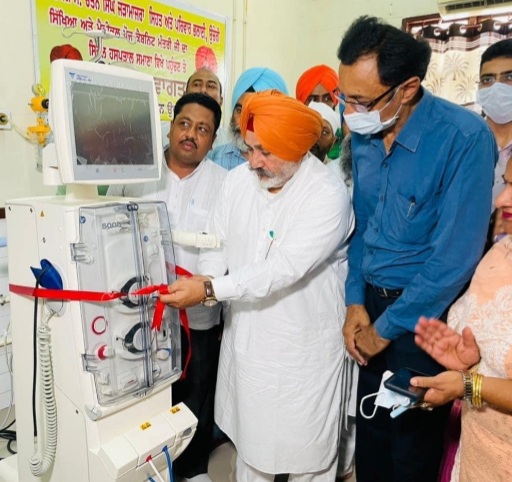 Dialysis unit opened at Samana Civil Hospital