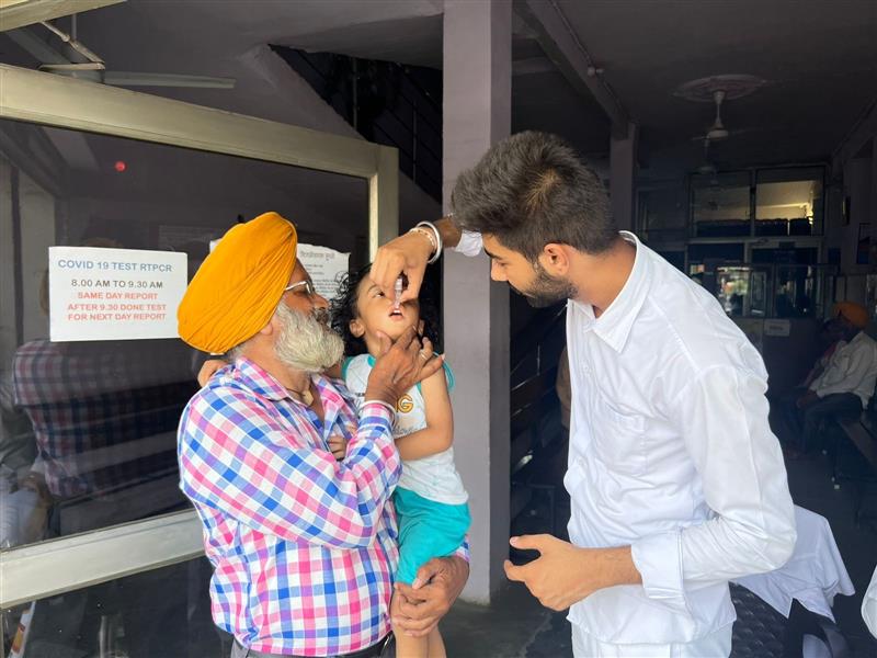 1L kids given polio drops on Day 1 in Amritsar district