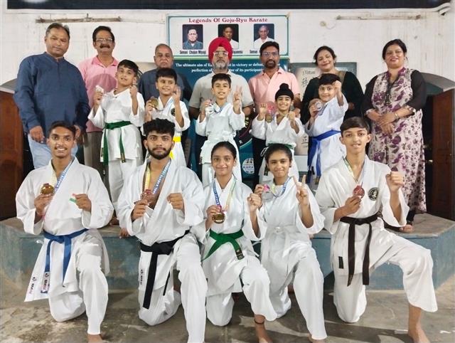 Hoshiarpur players win 10 medals  for Punjab in All-India Karate Championship