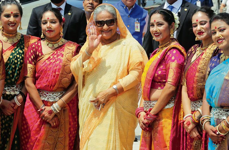 Bangladesh PM Sheikh Hasina arrives, talks with PM Modi today